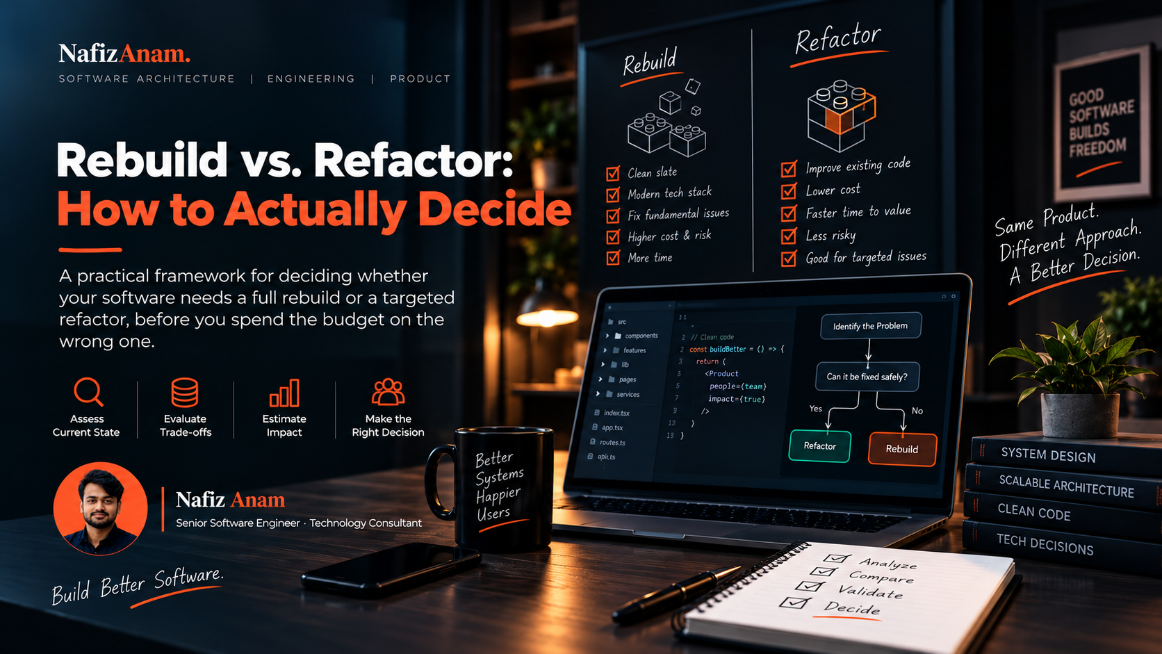 Rebuild vs. Refactor: How to Actually Decide