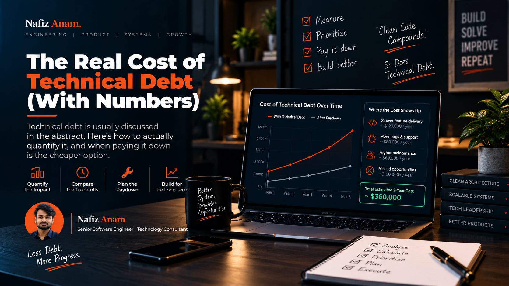 The Real Cost of Technical Debt (With Numbers)